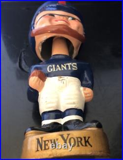 Vintage 1960s New York Football Giants Gold Base Bobblehead Nodder Japan NFL
