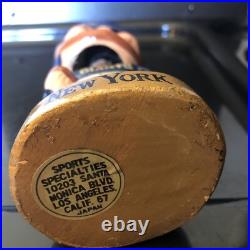 Vintage 1960s New York Football Giants Gold Base Bobblehead Nodder Japan NFL