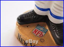 Vintage 1960s New York Giants Gold Base Bobble Head Nodder Doll Excellent Cond