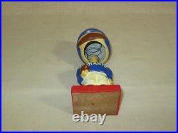 Vintage 1960s New York Giants Wooden Base Bobblehead Nodder NY NFL Football