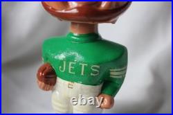 Vintage 1960s New York Jets Bobblehead American Football League Gold Base
