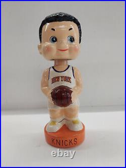 Vintage 1960s New York Knicks Bobblehead Bank Mint