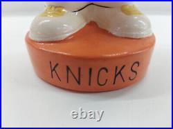 Vintage 1960s New York Knicks Bobblehead Bank Mint