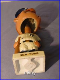 Vintage 1960s New York Yankees Baseball Player Bobblehead