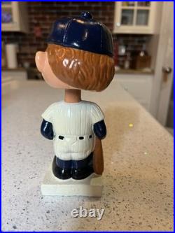 Vintage 1960s New York Yankees Baseball Player Team Mascot Bobblehead White Base