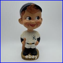 Vintage 1960s New York Yankees Bobblehead + Original Box RARE Sports Specialties