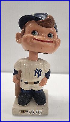 Vintage 1960s New York Yankees Bobblehead White Base