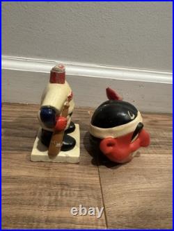 Vintage 1960s Nodder Chief Wahoo Cleveland Indians Bobblehead, Extremely Rare
