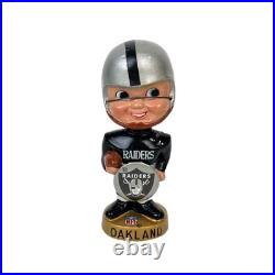 Vintage 1960s Oakland Raiders Bobblehead Nodder As Is