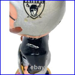 Vintage 1960s Oakland Raiders Bobblehead Nodder As Is