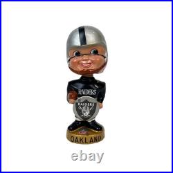 Vintage 1960s Oakland Raiders Bobblehead Nodder As Is