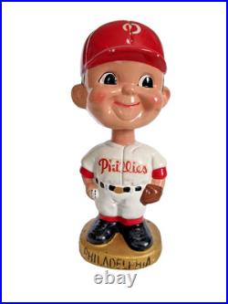 Vintage 1960s Philadelphia Phillies Bobblehead Gold Base by Sports Specialties