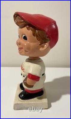 Vintage 1960s Philadelphia Phillies Bobblehead Nodder Square White Base Rare