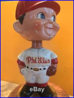 Vintage 1960s Philadelphia Phillies baseball 6.5 bobble head nodder Japan NN2