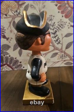Vintage 1960s Pittsburgh Pirates Bobblehead Nodder Gold Square Base Rare Japan