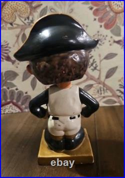 Vintage 1960s Pittsburgh Pirates Bobblehead Nodder Gold Square Base Rare Japan