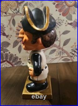 Vintage 1960s Pittsburgh Pirates Bobblehead Nodder Gold Square Base Rare Japan