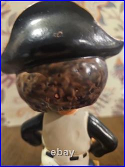 Vintage 1960s Pittsburgh Pirates Bobblehead Nodder Gold Square Base Rare Japan