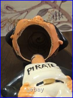 Vintage 1960s Pittsburgh Pirates Bobblehead Nodder Gold Square Base Rare Japan
