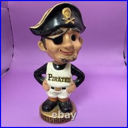 Vintage 1960s Pittsburgh Pirates Sports Specialties Bobblehead Gold Base Nodder