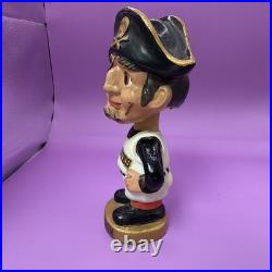 Vintage 1960s Pittsburgh Pirates Sports Specialties Bobblehead Gold Base Nodder