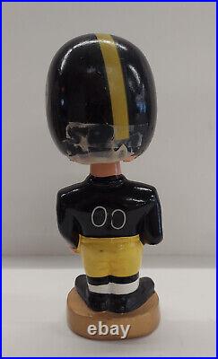 Vintage 1960s Pittsburgh Steelers Bobblehead Gold Base