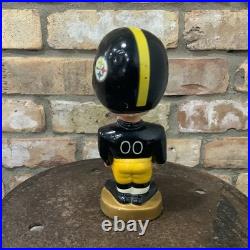 Vintage 1960s Pittsburgh Steelers Bobblehead Gold Base