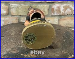 Vintage 1960s Pittsburgh Steelers Bobblehead Gold Base