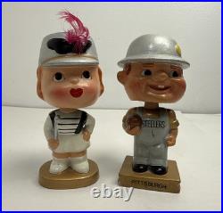 Vintage 1960s Pittsburgh Steelers Kissing Pair Bobblehead Nodder Vintage 1960s Pittsburgh Steelers Kissing Pair Bobblehead Nodder