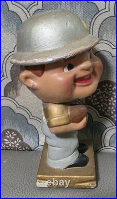 Vintage 1960s Pittsburgh Steelers Kissing Pair Bobblehead Nodder Boy Only