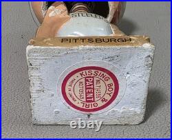 Vintage 1960s Pittsburgh Steelers Kissing Pair Bobblehead Nodder Boy Only