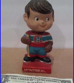 Vintage 1960s RARE Montreal 6 in Bobble Head