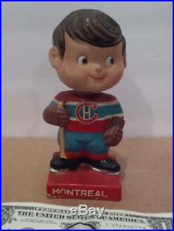 Vintage 1960s RARE Montreal 6 in Bobble Head