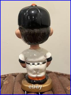 Vintage 1960s SF Giants bobblehead noddergold round-base classic boy face