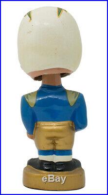 Vintage 1960s San Diego Chargers Gold Base Bobble Head Nodder Great Condition