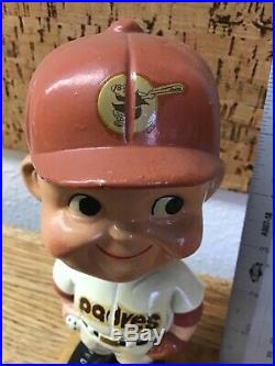 Vintage 1960s San Diego Padres baseball 6.5 bobble head nodder doll Japan NN2