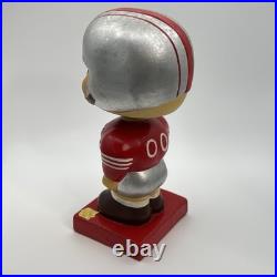 Vintage 1960s San Francisco 49ers Bobblehead Nodder Red Square Base NFL Japan