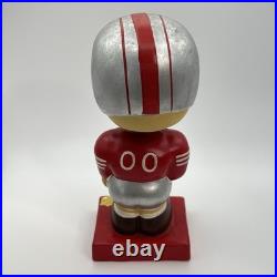 Vintage 1960s San Francisco 49ers Bobblehead Nodder Red Square Base NFL Japan