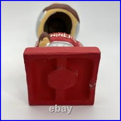 Vintage 1960s San Francisco 49ers Bobblehead Nodder Red Square Base NFL Japan