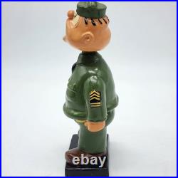 Vintage 1960s Sgt Snorkel Beatle Bailey King Lt. Fuzz Comic Features Bobblehead