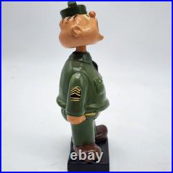 Vintage 1960s Sgt Snorkel Beatle Bailey King Lt. Fuzz Comic Features Bobblehead