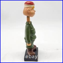 Vintage 1960s Sgt Snorkel Beatle Bailey King Lt. Fuzz Comic Features Bobblehead