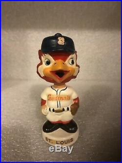 Vintage 1960s St Louis Cardinals Mini Nodder Mascot Bobblehead Baseball MLB
