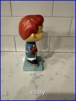 Vintage 1960s Toronto Maple Leafs Bobblehead Nodder High Skates