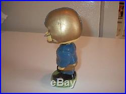 Vintage 1960s UCLA Bruins College Football Toes Up Bobble Head Nodder NMT BEAUTY