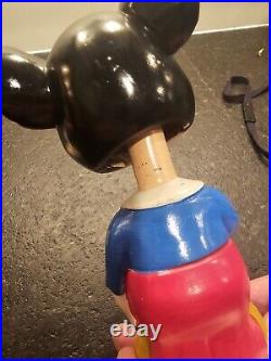 Vintage 1960s Walt Disney World Mickey Mouse And Donald Duck Bobble Heads