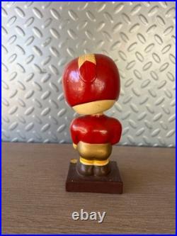 Vintage 1960s Washington Redskins Utah Utes Square base Bobble head Repaint