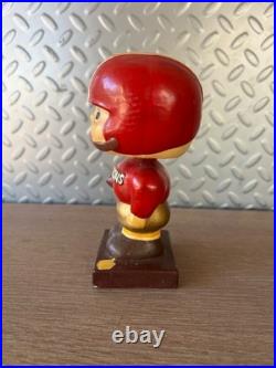 Vintage 1960s Washington Redskins Utah Utes Square base Bobble head Repaint