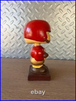 Vintage 1960s Washington Redskins Utah Utes Square base Bobble head Repaint