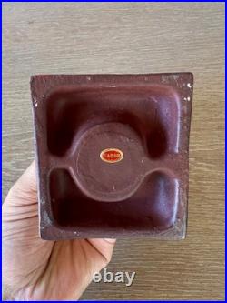 Vintage 1960s Washington Redskins Utah Utes Square base Bobble head Repaint